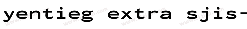 yentieg extra sjis字体转换